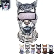 [Generic] 3D Cat Ski Balaclava Mask with Ears, Breathable, Windproof, Quick-Drying for Skiing, Snowboarding & Halloween