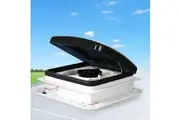 Manan Caravan Roof Vent Shower Hatch Air Exhaust Fan LED Light Camper Trailer