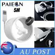 5M Data Line Charging Cable Type C Charger Link Cable for Oculus Quest 1&2 VR