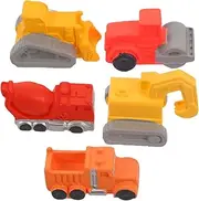 Micro Landscape Construction Vehicle Set 5pcs Mini Excavators Trucks Engineering Toys for Boys and Girls DIY Road Decor Creative Construction Sets