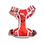 NRL Dolphins Pet Dog/Puppy No Pull Canvas/D-Ring Harness Adjustable Vest XL