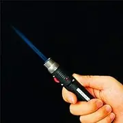 Dual flame normal and jet flame pencil butane torch