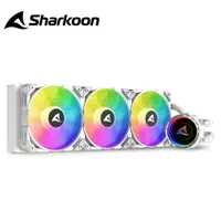 在飛比找PChome24h購物優惠-Sharkoon 德國旋剛 S90 wh RGB CPU水冷