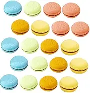 Homoyoyo 4 Boxes Macaron Erasers for Cute Classroom Stationery Bright Colored Novelty Design Safe Material for Writing and Drawing Students