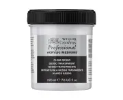 Winsor & Newton 225ml Professional Acrylic Gesso Wood Panel/Canvas Primer Clear