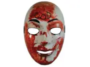 Blood God Purge Injection Mask Halloween Movie Injection Costume Accessory Red
