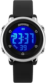 [Abset] Kids Watch Multi Function LED Sport Waterproof Digital Alarm Stopwatch for boy Girl Child Watch Gift