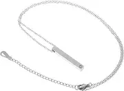 [ARTSEWPLY] Stainless Steel Diamond Necklace Candy Headband Cute Headbands for Women Running Vest Vintage Decor Padded Headband Decoration Jewelry Stainless Steel Chain for Men Zircon Silver