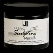 Jacquard FABRIC SCULPTING MEDIUM - Lg Tub 16 fl oz (470ml) - Hardens all Fabric