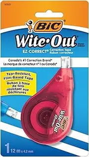 BIC Wite-Out EZ Correction Tape-.166" X39.3'