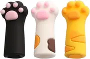 BELLIFFY Protective Sleeve for Nail Cuticle Scissors 3pcs Cat Claw Cap Tweezers Cover Child-friendly Durable