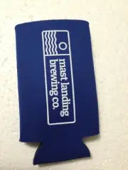 Mast Landing Brewing Company Beer Can Bottle Koozie Holder Westbrook Maine