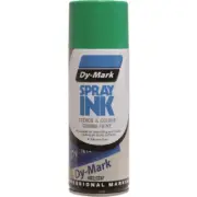 Dy-Mark SPRAY INK STENCIL & COLOUR CODING PAINT 315g Aerosol GREEN *Aust Brand