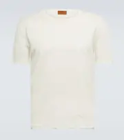 [Alanui] Alanui Linen T-shirt AU 84 white