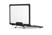 WASSUP Starry Case for MacBook Pro 13 inch 2018-2022 Slim Rubberized TPU Bumper Cover & Fold Kickstand-Black