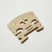 Custom Logo Laser Carving Words Violin Maple Bridge String 1/16 - 4/4 Parts