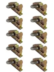 10x Heavy Duty E-Track 0 Ring Tie Down Anchors