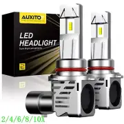 M3 Clear White 6500K LED Headlight 9005 HB3 High Beam Bulb Autopart Car 2/4X (for: Ferrari)
