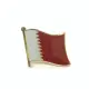 【A-ONE 匯旺】Qatar 卡達 國旗國旗紀念別針 國徽胸徽 遊學出國 國家胸徽 國旗配飾 國家徽章 愛國