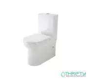 Stylus Basis Back to Wall Toilet Suite Bottom Inlet White BAS001