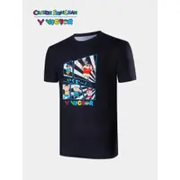 在飛比找蝦皮購物優惠-Victor羽毛球服蠟筆小新聯名系列產品短袖t恤t-404c