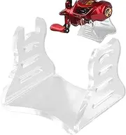 Fishing Reel Bracket,Transparent Fishing Reel Stand - Acrylic Angling Gear Bracket, Rotating Wheel Shelf for Counter, Desk