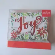 10 fold-out Christmas cards with envelopes