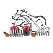 OEM Distributor Rotor Cap 12 Spark Plug Wire Set Kit For Porsche 911 3.6 H6 (for: Porsche)