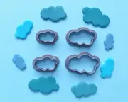 Cloud Polymer Clay Cutter Set | Clay Tools | Maxi Set Mini Clay cutters