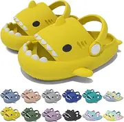 [Jfxgjuv] Sharklas Kids, Sharklas Originales Kids, Shark Slides Kids with Strap, Chanclas De Tiburon, Sharky Chanclas Kids Non-Slip Thick Sole Open Toe Shark Sandals