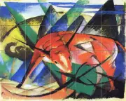 Art Marc Franz Wild Life Mural Ceramic Backsplash Bath Tile #2103