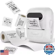 MARKLIFE Label Maker Machine with Tape Barcode Label Printer - Mini Portable