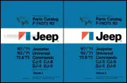 Commando Jeepster CJ Parts Book Catalog 1962-1973 1968 1969 1970 Jeep CJ5 CJ6