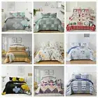 Soft Bedspread Set Coverlet Patchwork Quilted Queen King Size Bed Pillowcase New