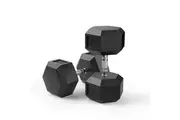 32.5kg Rubber Hex Dumbbell Pair