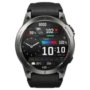 Zeblaze Stratos 3 GPS Smartwatch Voice Calling, 1.43in AMOLED Screen, 24h Health Monitor, Bluetooth 5.3 - Black