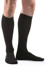 Allegro Premium Italian Milk Socks Size: 5 15-20 mmHg (Black) #660