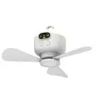 Portable Ceiling Fan Light with Remote Control Outdoor Fan for Outdoor Camping