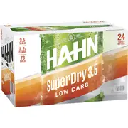 Hahn Superdry Premium Lager 3.5% Bottles 330ml x 24 Case