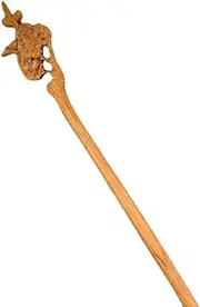 Chinese Style Ancient Style Black Sandalwood Hairpin Women's High-end Headwear