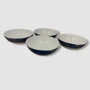 Neiman Marcus Blue Cosmopolitan Cereal Bowl Set Of 4