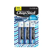 ChapStick Moisturizer Original Lip Balm Tubes SPF 15 and Skin Protectant 0.15 Oz