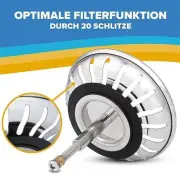 For Blanco Replacement Kitchen Sink Strainer Basket 79mm/82mm Drain Plug UK