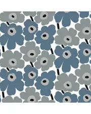Marimekko Grey Pieni Unikko Peel & Stick Wallpaper