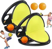 Paddle Ball Set | Throwing Catching Ball Sets - 2 Players Throwing Catching Game, Kids Outdoor Game Toss and Catch Set for Family Gatherings