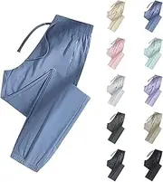 [axodsnl] Stretchactive - Womens Ultra Stretch Breathable Casual Quick Drying Pants, Beeswan Pants for Women Over 50(Blue-Jogger,X-Large)