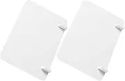 HOODANCOS 1 Set Desktop Isolation Board Desk Privacy Panel Really Office Students for Organization Desk Partition Panel Student Desk Testing Dividers Classroom Homeschool Desks PVC White