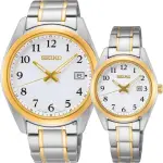 【SEIKO 精工】CS 城市情侶手錶 對錶 送行動電源 開學(SUR460P1+SUR466P1)