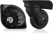[ZZVYSSHN] Spinner Luggage Wheels,Luggage Wheels Replacement, 360 Degree Swivel Luggage Mute Wheel Suitcase Replacement Repair Wheels Parts Spinner (W076#)