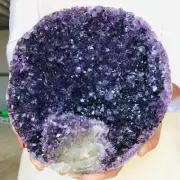 3743g Natural Agate Amethyst geode quartz Druzy crystal specimen Healing 224
